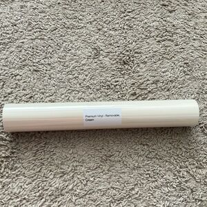 New removable vinyl- cream